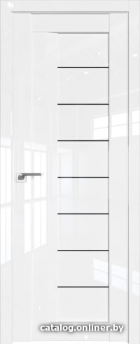 

Межкомнатная дверь ProfilDoors 17L 80x200 (белый люкс, стекло черный триплекс)