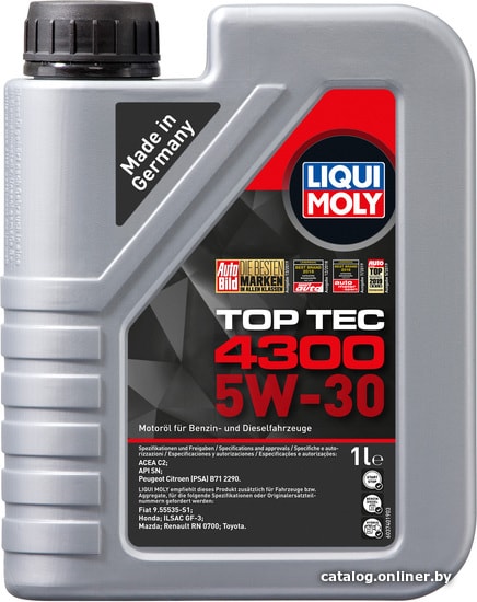 

Моторное масло Liqui Moly TOP TEC 4300 5W-30 1л