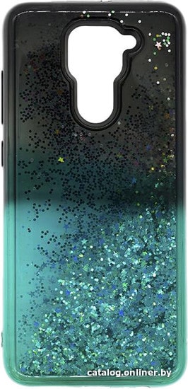 

Чехол для телефона EXPERTS Star Shine для Xiaomi Redmi Note 9 (бирюзовый)