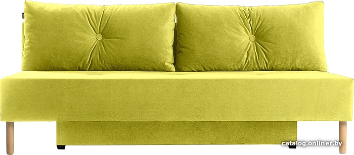 

Диван Divan Берг Velvet (велюр, желтый luna 28)