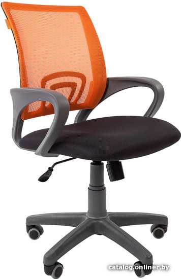 

Кресло CHAIRMAN 696 grey (оранжевый/черный)