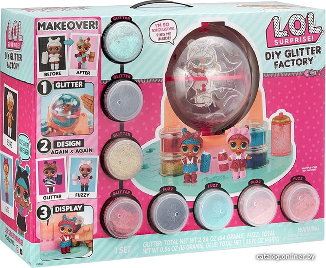 

Кукла L.O.L. Surprise! DIY Glitter Factory 556299