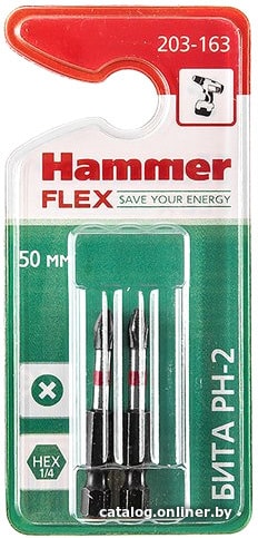 

Набор бит Hammer 203-163 (2 предмета)
