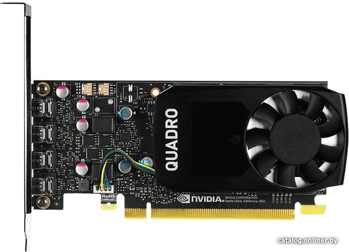 

Видеокарта Dell Quadro P1000 4GB GDDR5 490-BDXO