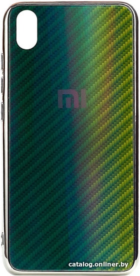 

Чехол для телефона EXPERTS Aurora Glass для Xiaomi Redmi 7 с LOGO (зеленый)