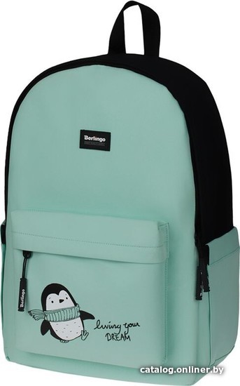 

Школьный рюкзак Berlingo Penguin mint RU08065