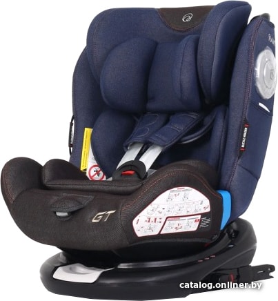 

Детское автокресло Rant GT Isofix Top Tether (джинс, черный/синий)