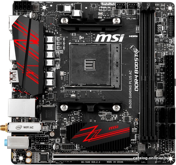 

Материнская плата MSI B450I Gaming Plus AC