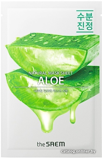 

The Saem Маска для лица тканевая Natural Aloe Mask Sheet (21 мл)
