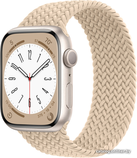 

Умные часы Apple Watch Series 8 45 мм (алюминиевый корпус, звездный свет/бежевый, ремешок-пряжка)