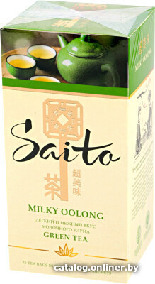 

Зеленый чай Saito Milky Oolong зеленый 25 шт