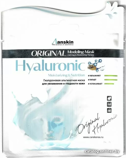 

Anskin Маска для лица альгинатная Original Hyaluronic Modeling Mask Refill 25 г