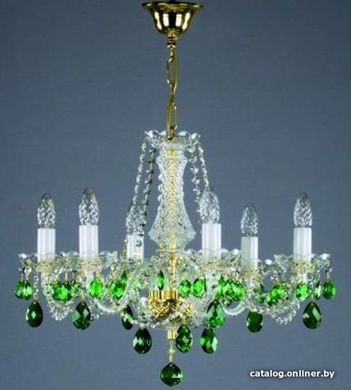 

Подвесная люстра ArtGlass Radka Vi. Full Cut R14 Green