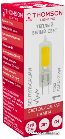 

Светодиодная лампочка Thomson Led G4 TH-B4216