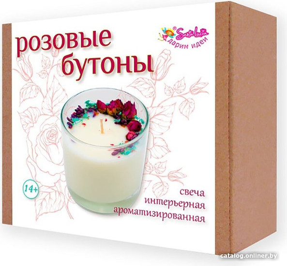 

Набор для изготовления свечей Санта Лючия Розовые бутоны 6202