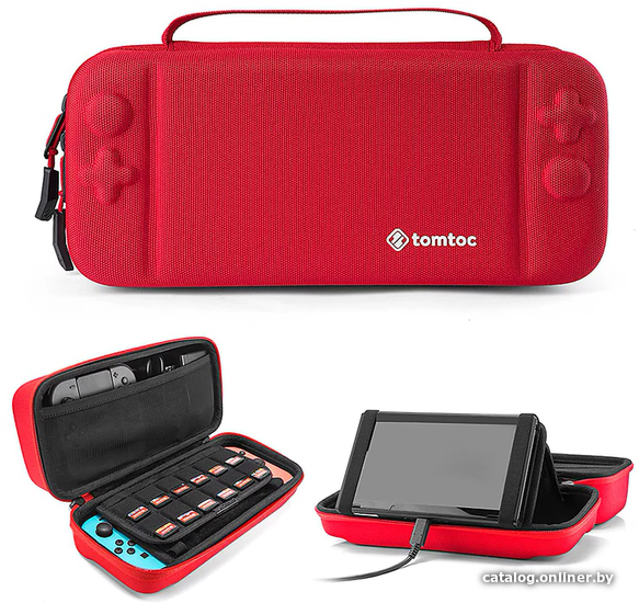 

Чехол для приставки Tomtoc Travel Case для Nintendo Switch (красный)