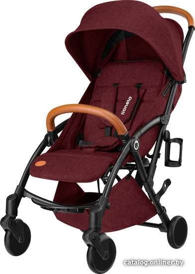 

Коляска прогулочная «книга» Lionelo Julie (black/burgundy)