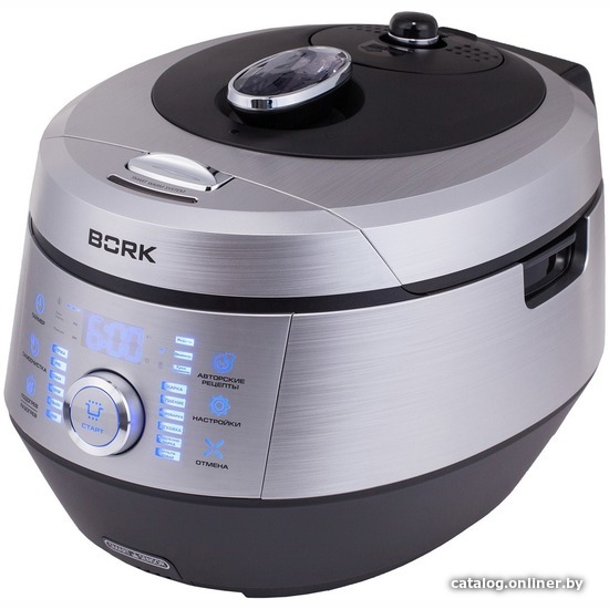 

Мультиварка-скороварка BORK U800 (серебристый)