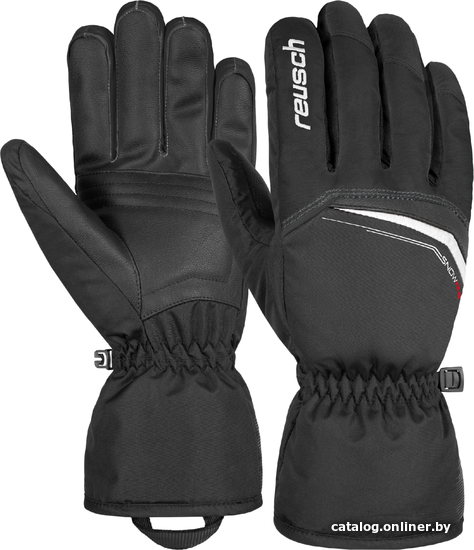 

Горнолыжные перчатки Reusch Snow King 4801198-0701 (р. 11, black/white)