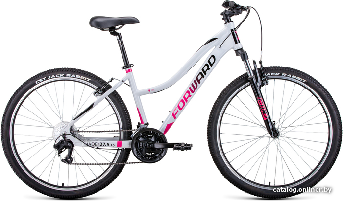 

Велосипед Forward Jade 27.5 1.0 2022 (серый/розовый)