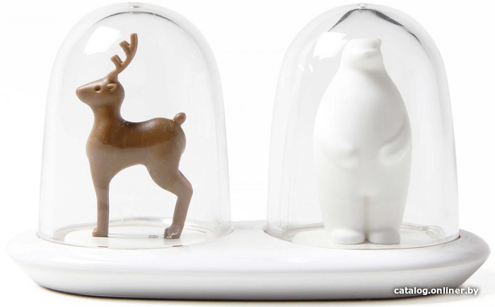 

Перечница и солонка Qualy Wildlife QL10272-WH