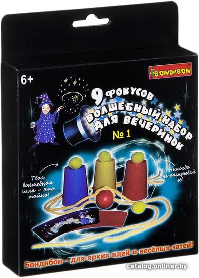 

Настольная игра Bondibon 9 фокусов для вечеринки №1 ВВ2120