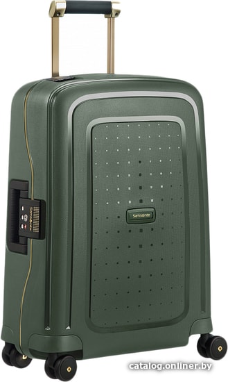 

Чемодан-спиннер Samsonite S'Cure DLX Dark Green/Gold Deluscious 55 см (4 колеса)