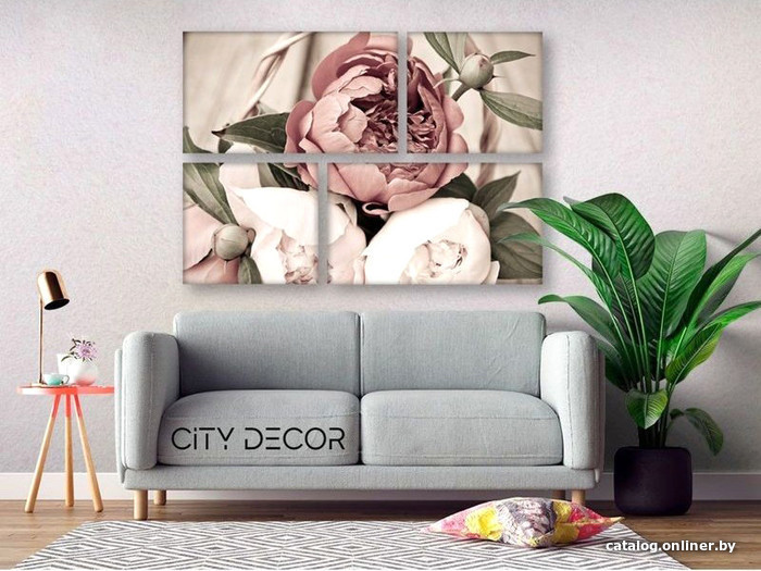 

Модульная картина Citydecor Цветы/Растения 8.26 83x118 см