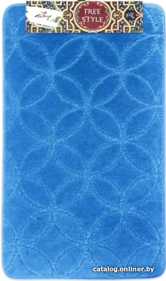 

Коврик для ванной Shahintex Free Style 60x100 (голубой)