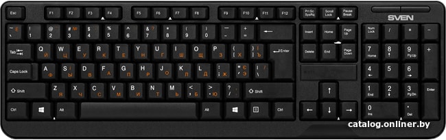 

Клавиатура SVEN KB-C2200W (черный)