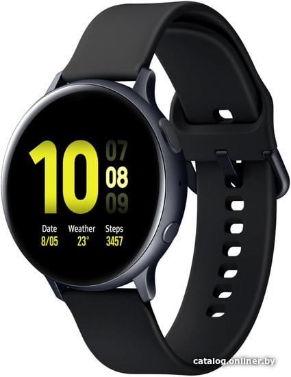 

Умные часы Samsung Galaxy Watch Active2 44мм (2 браслета, лакрица)