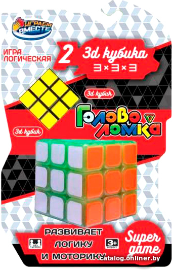 

Головоломка Играем вместе Два кубика 3x3 L581-H24003-R