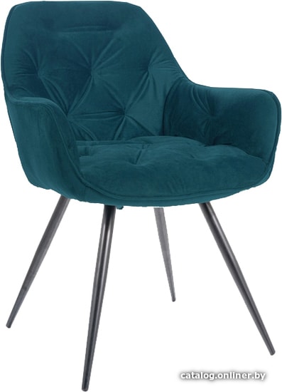 

Стул с подлокотниками Signal Cherry Matt Velvet 77 (бирюзовый/черный)