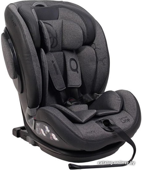 

Детское автокресло Rant IQ isofix Genius Line (темно-серый)