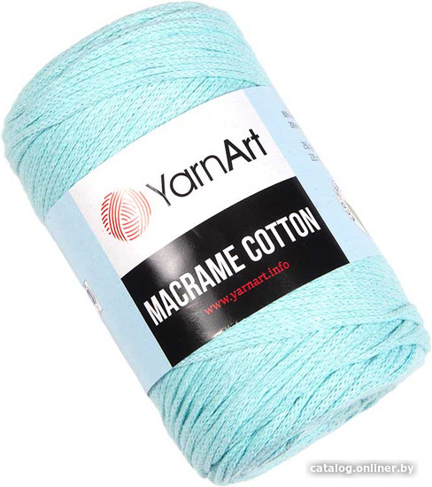 

Пряжа для вязания Yarnart Macrame Cotton 775 250 г 225 м (мята)