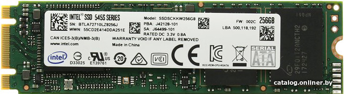 

SSD Intel 545s 256GB SSDSCKKW256G8X1