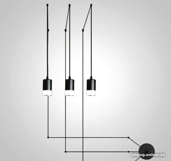 

Подвесная люстра ImperiumLoft Wireflow freeform 40.164 85257-22