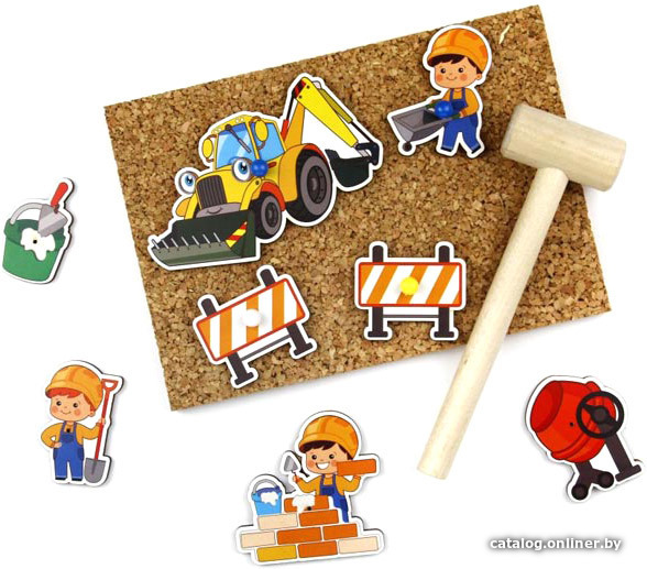 

Молоточек WoodLand Toys Веселые гвоздики. Стройка 118112