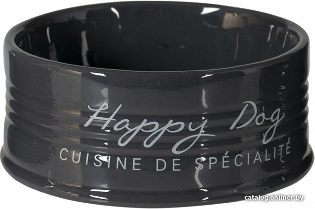 

Миска Duvo Plus Happy Dog 300 мл (черный)