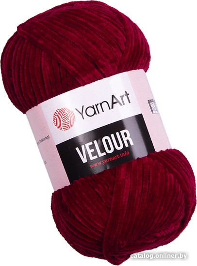

Пряжа для вязания Yarnart Velour 847 100 г 170 м (бордо)