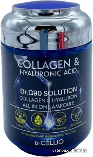 

Dr. Cellio Сыворотка для лица Dr.G90 Collagen & Hyaluron All In One Ampoule (280 мл)