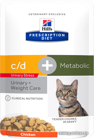 

Пресервы Hill's Prescription Diet Metabolic + Urinary Stress 85 г