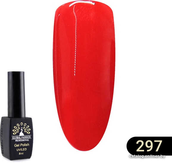 

Гель-лак Global Fashion Black Elite (тон 297) 8 мл