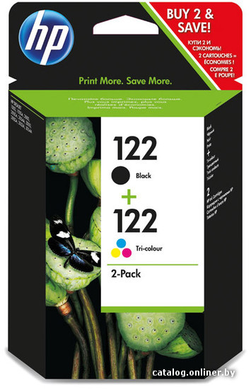 

Картридж HP 122 2-Pack (CR340HE)