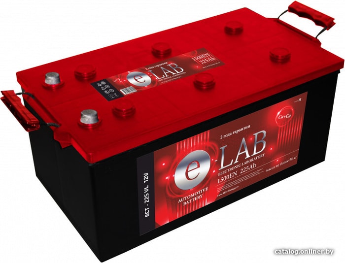 

Автомобильный аккумулятор E-Lab 6СТ-225VL (4) под болт (225 А·ч)