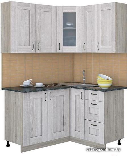 

Готовая кухня Интерлиния Мила Хольц 14x13 (шимо светлый)
