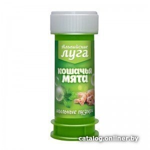 

Игрушка для кошек Альпийские луга Пузыри Кошачья мята 45 мл