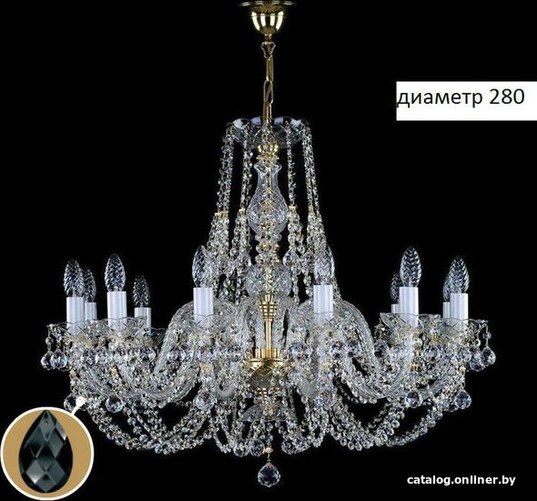 

Подвесная люстра ArtGlass Andula Xii. Arm 280 Full Cut Black