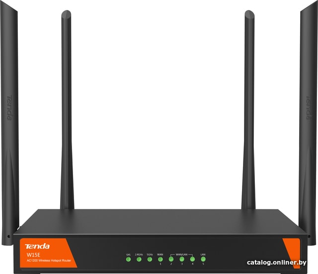 

Wi-Fi роутер Tenda W15E