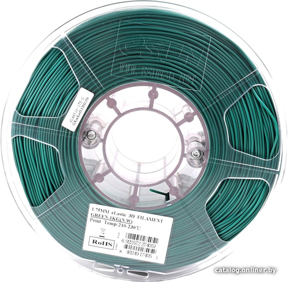 

Пластик eSUN eLastic 1.75 мм 1000 г (зеленый)